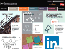 Tablet Screenshot of modelprogram.dk